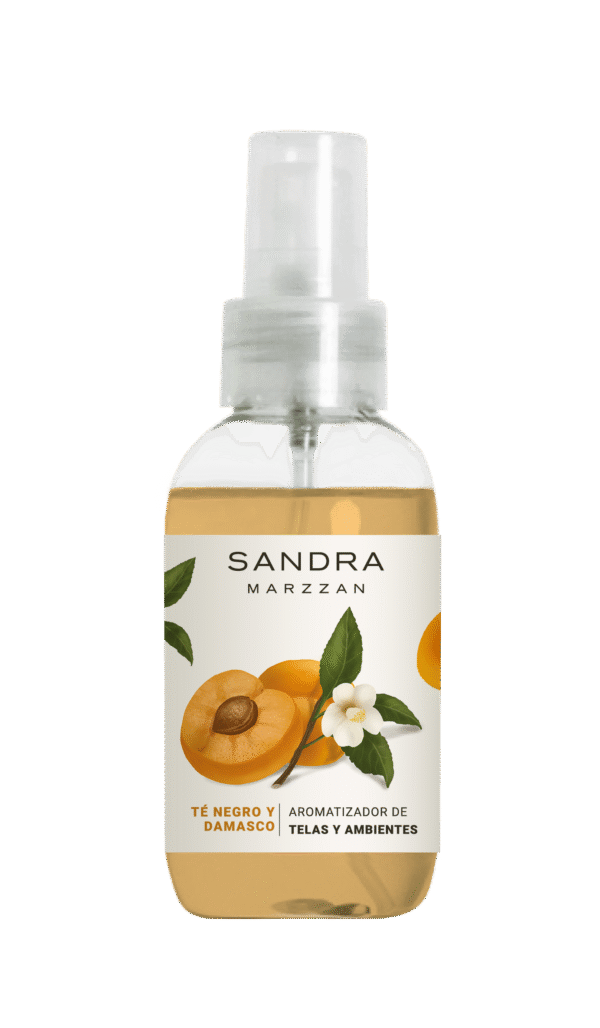 Aromatizador Te negro y Damasco - 120 ml.