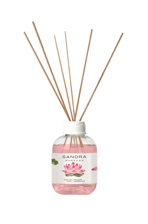 Difusor aromático Flor de Loto - 130 ml.