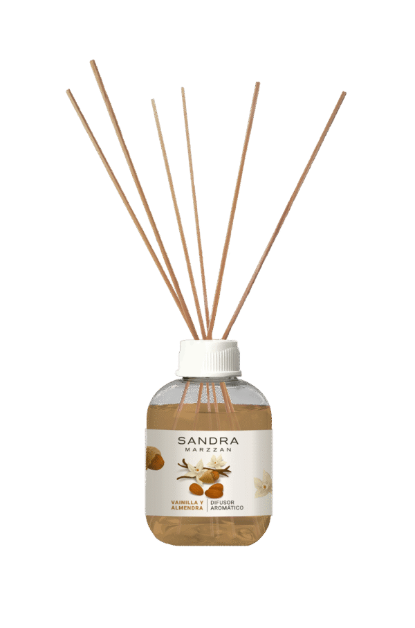Difusor aromático Vainilla y Almendra - 130 ml.