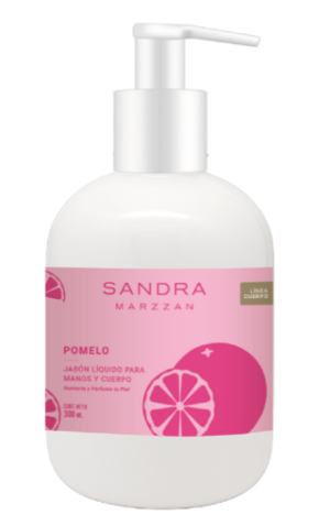 Jabón líquido para manos y cuerpo - Pomelo - 300 ml.